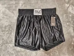 新品 タグ付 EVERLAST ボクシングショーツ Lサイズ ブラック 短パン