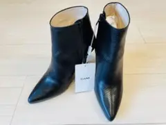 CLANE クラネ ブーツ サイドジップ 37 24cm相当 ブラック