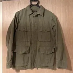 A VONTADE ミリタリージャケット 4ポケット　ネイビー　L ドローコード B.D.U. Jacket -Modify- - Bricklayer *A vontade アボンタージ