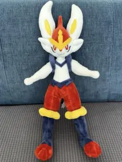 ポケモンセンター　エースバーン　ぬいぐるみ