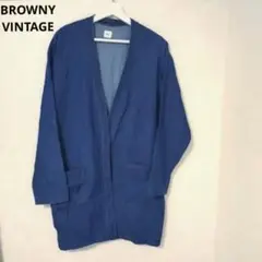 【BROWNY VINTAGE】ブラウニー　デニムジャケット　綿　コットン　М