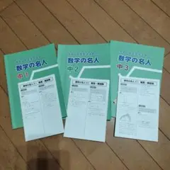 数学の名人　3冊セット