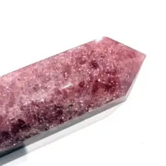 【超美品】ストロベリークォーツ 六角柱　ポイント　天然石　パワーストーン　水晶