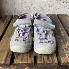 KHOMBU グレー パープル サンダル 19cm
