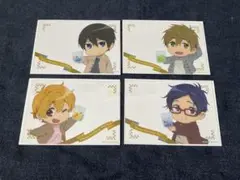 Free! バースデー　クリアブロマイド　4枚セット