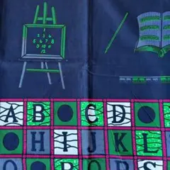 アフリカンファブリック★school：アフリカンプリント：アフリカンバティック布