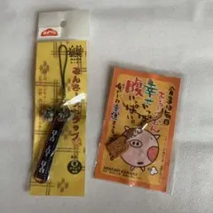 沖縄のお土産ストラップ2点