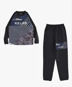 KELME ビジュアルセット KCF285 ブラック ピステ 上下セット