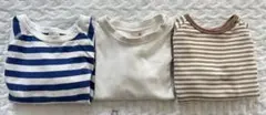 【プティマイン】バースデイ80センチ長袖Tシャツ 3枚セット