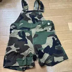 サロペット　ベビー　迷彩柄