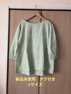 刺繍ブラウス L