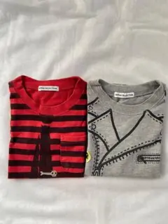 gita collection Tシャツ 2枚セット 100cm ライダース柄