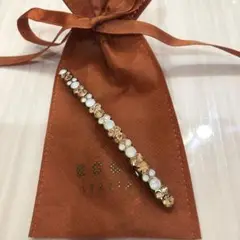 accaベリーバレッタ(ホワイト×アプリコット)