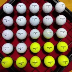 ゴルフロストボールツアーステージ白黃２５球