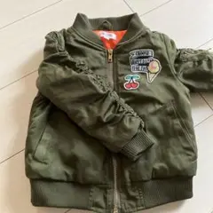 SOMETHING MA-1ジャケット オリーブグリーン