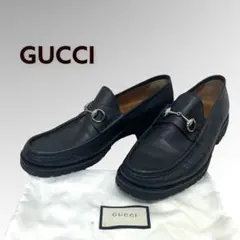 GUCCI グッチ ホースビット シルバー金具 レザー ビットローファー 革靴