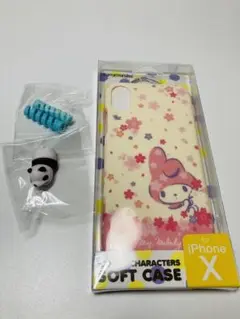iPhone X XS ケース サンリオ マイメロディ ケース& ケーブルプ保護