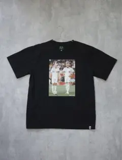 サッカーフォトTシャツ (ジダン&アンリ)