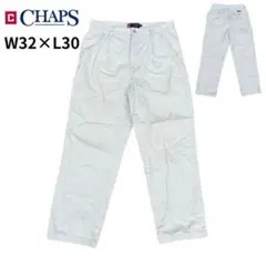CHAPS ホワイト チノパン W32 L30 90s