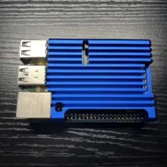 Raspberry Pi 4(Model B) アルミヒートシンク付き ブルー