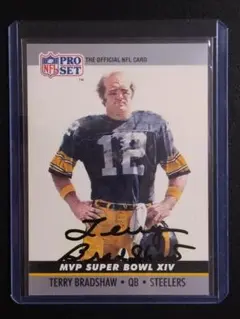 ■NFL Terry Bradshaw テリー・ブラッドショー auto HOF