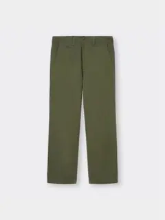 オリーブ色 コットン混紡 チノパン 73/76