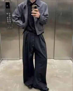 wide multi button slacks Slight Vogue