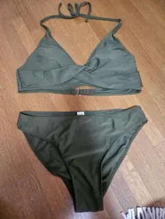 オリーブグリーン セパレート水着 XL