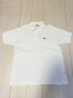 LACOSTE ポロシャツ メンズ サイズ5 ホワイト ラコステ