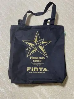 FINTA 黒 トートバッグ 星形ロゴ　美品