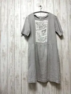 chou chou de maman シュシュドママンレースリネンワンピース