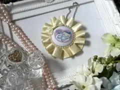 《再販》マタニティロゼット　マタニティマーク バターミルク ハンドメイド