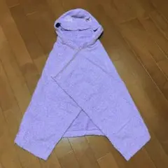 アナスイミニ ベビー おくるみ ネコミミ バスタオル ラベンダー