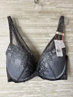 E75」トリンプ 夢みるブラ DeepV ネモフィラスカイ花畑 ブラジャー