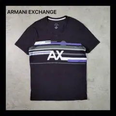 【美品】A|X アルマーニエクスチェンジ ロゴTシャツ Mサイズ
