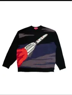 Supreme ロケット柄 ニットセーター M 2025年最新】Supreme Rocket Sweaterの人気アイテム - メルカリ