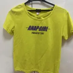ANAP GIRL イエロー Tシャツ Mサイズ