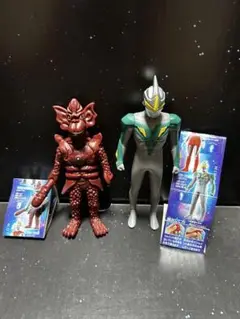 ウルトラヒーロー500 ミラーナイト　ドロボン　ライブサイン付き
