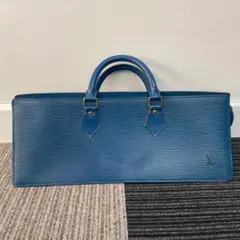 美品 LOUIS VUITTON ヴィトン サックトリアングル ブルー