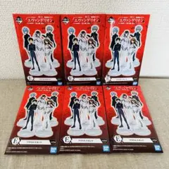 ◎未開封◎ エヴァンゲリオン 一番くじ E賞 アクリルスタンド 6個セット