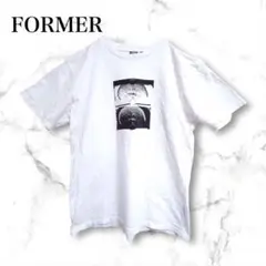 フォーマー【L】Tシャツ 半袖 コットン100% グラフィックプリント 白