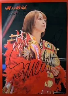 スターダム 　Sareee　アントニオ猪木展限定ポートレート　女子プロレス