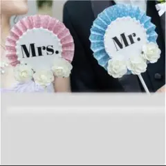 フォトプロップス Mr Mrs
