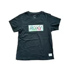 ROXY ブラック Tシャツ M サーフスタイル　カジュアル