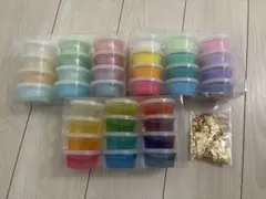 【新品】スリーピーTREEPY ぐにゅぐにゅジェルスライム クリア 3箱　金箔