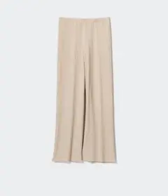 ユニクロ　プリーツストレートパンツ　新品　未使用