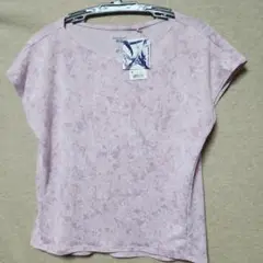 新品UNIQLO ドライEXプリントクルーネックTシャツ 山口めぐる ピンクM