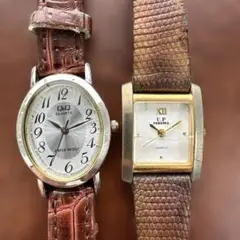 ★不動品★Q&Q クォーツ腕時計＆U.P renoma 腕時計 不動品