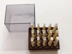SANBY エンドレススタンプ　数字セット　明朝体　5号 ②