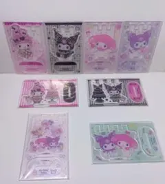 マイメロ　50周年　クロミ　20周年　アクスタ　アクセサリースタンド　8種